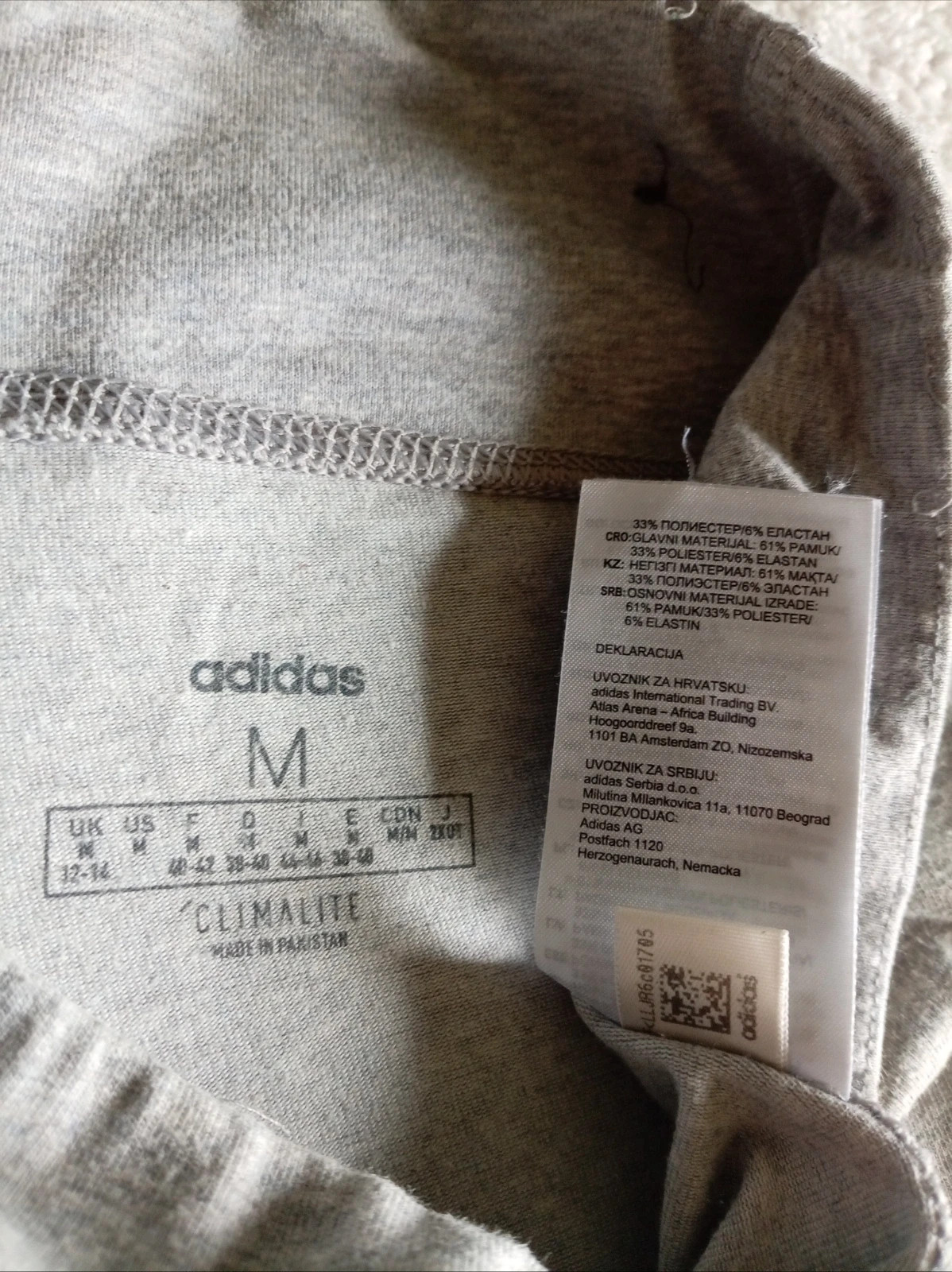 Leggings Adidas Grises - Talla M Tecnología Climalite – adidas – taille M / 38 / 10 4