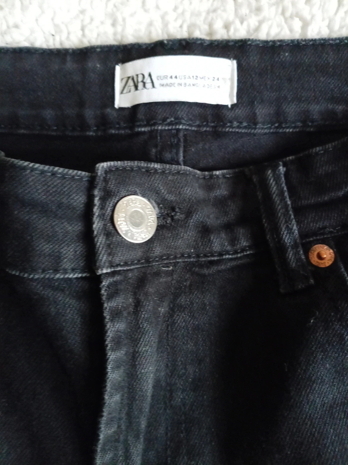 Pantalón vaquero negro Zara Talla 44 – Zara – taille XXL / 44 / 16 2