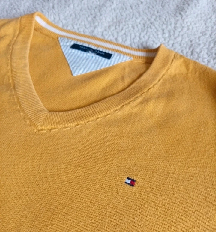 Jersey Tommy Hilfiger Original - Amarillo Mostaza (Talla M / L) unisex – Tommy Hilfiger – taille M / 38 / 10 3