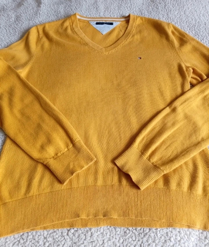 Jersey Tommy Hilfiger Original - Amarillo Mostaza (Talla M / L) unisex – Tommy Hilfiger – taille M / 38 / 10 4