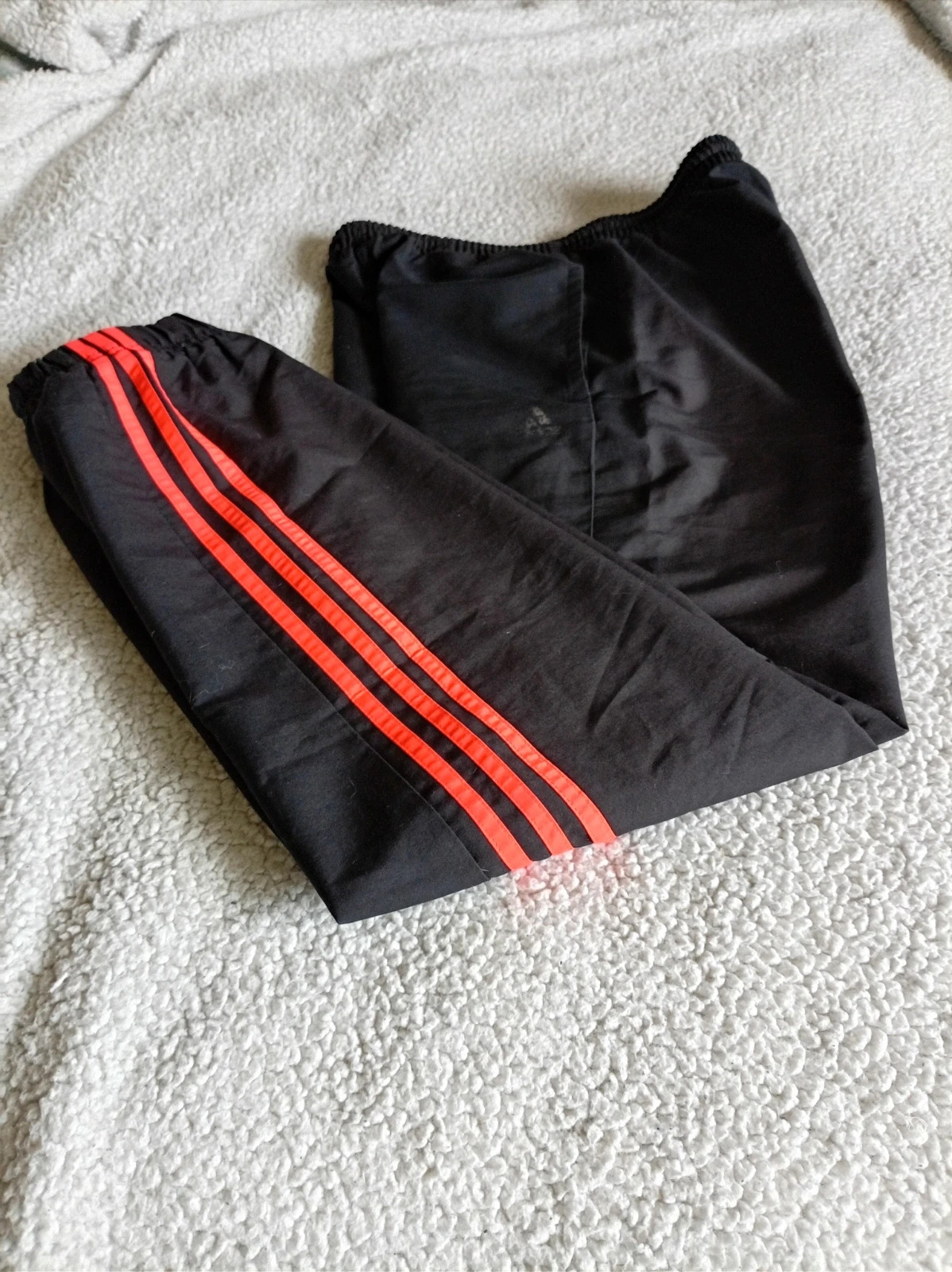 Pantalón Chándal Adidas Vintage - negro / Bandas Naranjas - Forro Rejilla Talla 164 S – adidas – taille 14 ans / 164 cm 4