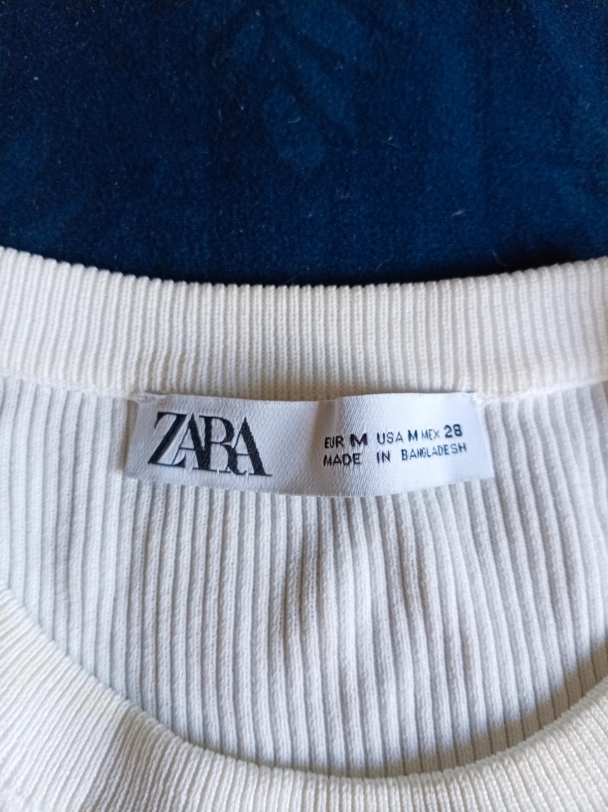 Polo de punto blanco - Impecable Zara Talla M – Zara – taille M / 38 / 10 2
