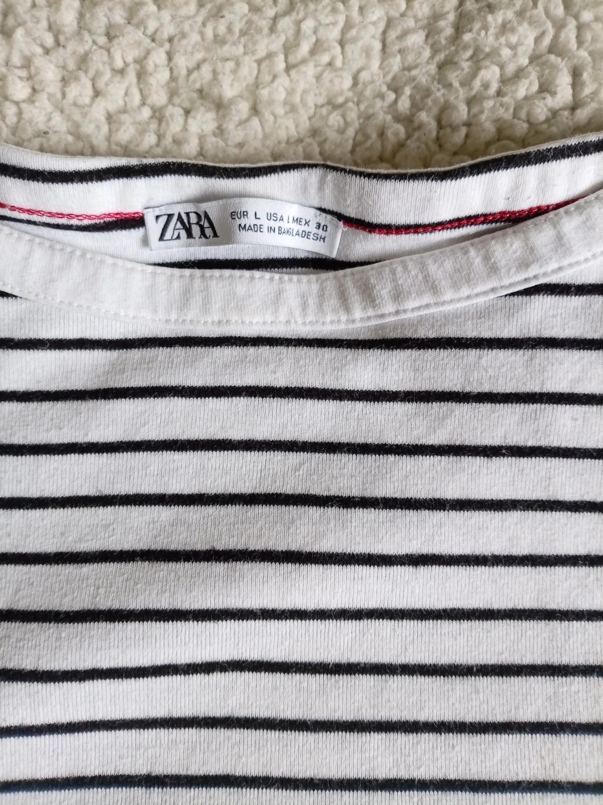 Camiseta Rayas Marineras Zara talla: L – Zara – taille L / 40 / 12 2