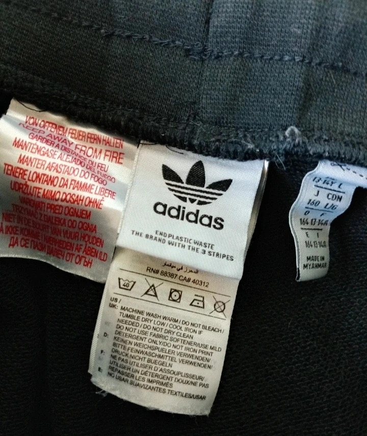 Pantalón Adidas Originals Negro y blanco talla 13 14 (164) – adidas – taille 14 ans / 164 cm 4