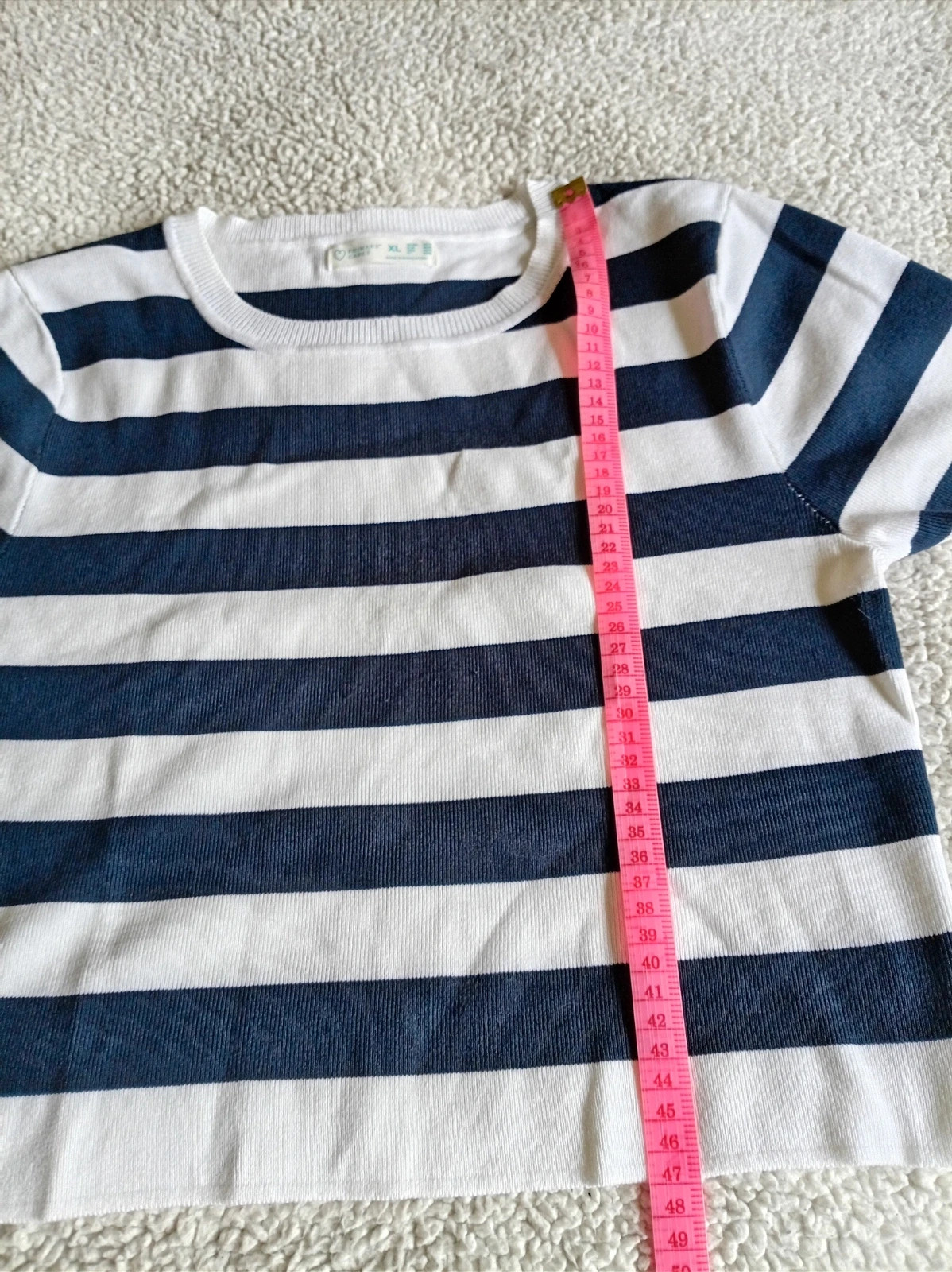 Top de punto Primark Cares Talla L/XL- Rayas Azul y Blanco – Primark – taille XL / 42 / 14 4