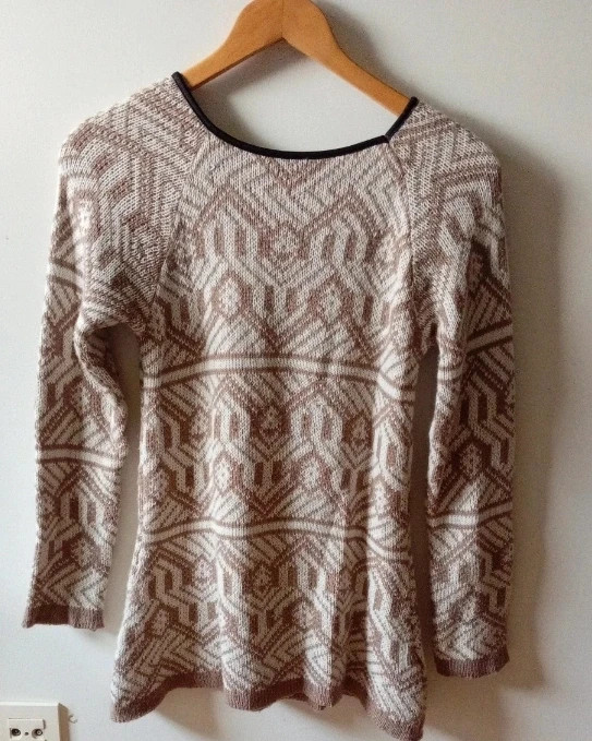 Jersey de punto geométrico - Made in Italy talla M – Italia – taille M / 38 / 10 2