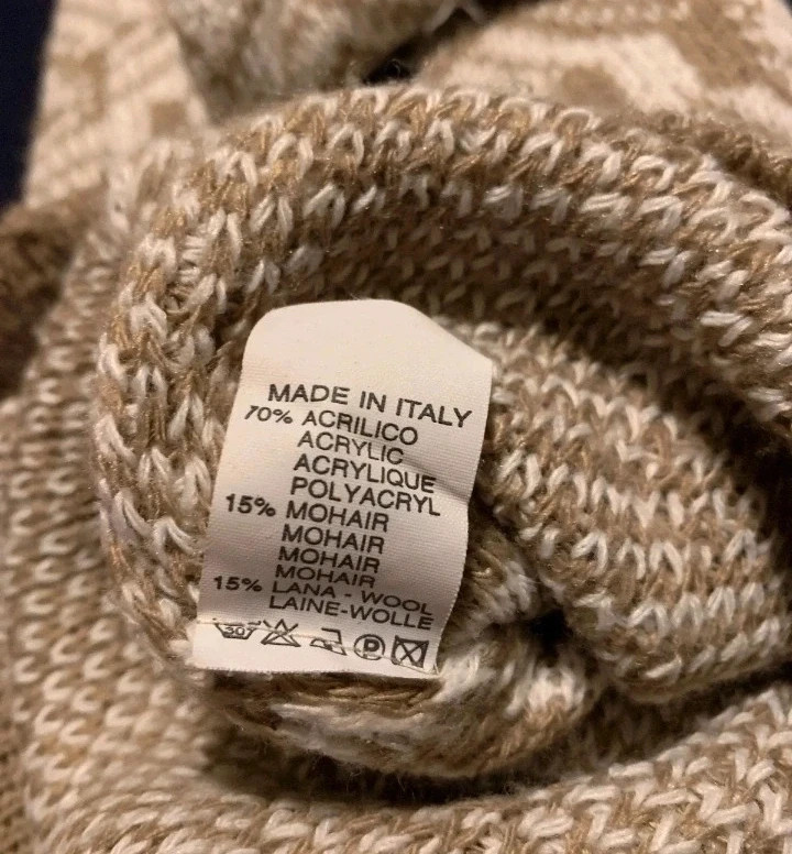 Jersey de punto geométrico - Made in Italy talla M – Italia – taille M / 38 / 10 3