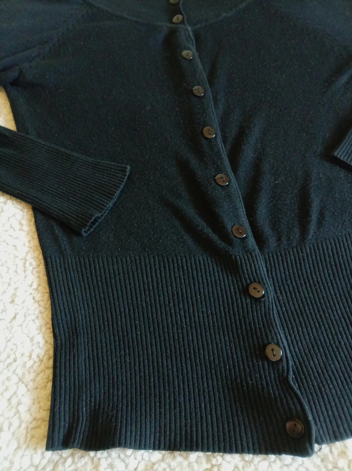 Cárdigan negro ajustado By Laetitia - Talla S - Estilo Pin-up / Retro – By Laetitia – taille S / 36 / 8 3