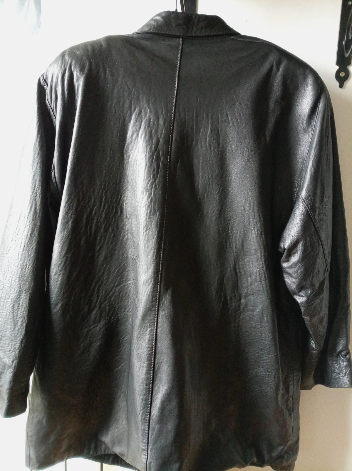 Americana de Cuero Vintage - Talla 54 – Cuero – taille 7XL / 54 / 26 2