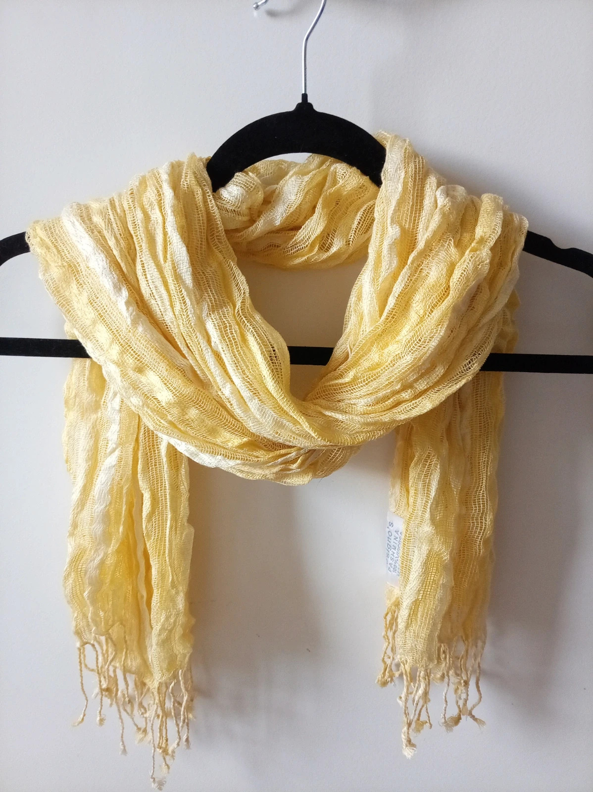 Pashmina Amarilla Pastel - 100% Viscosa - Muy Suave – designo 2