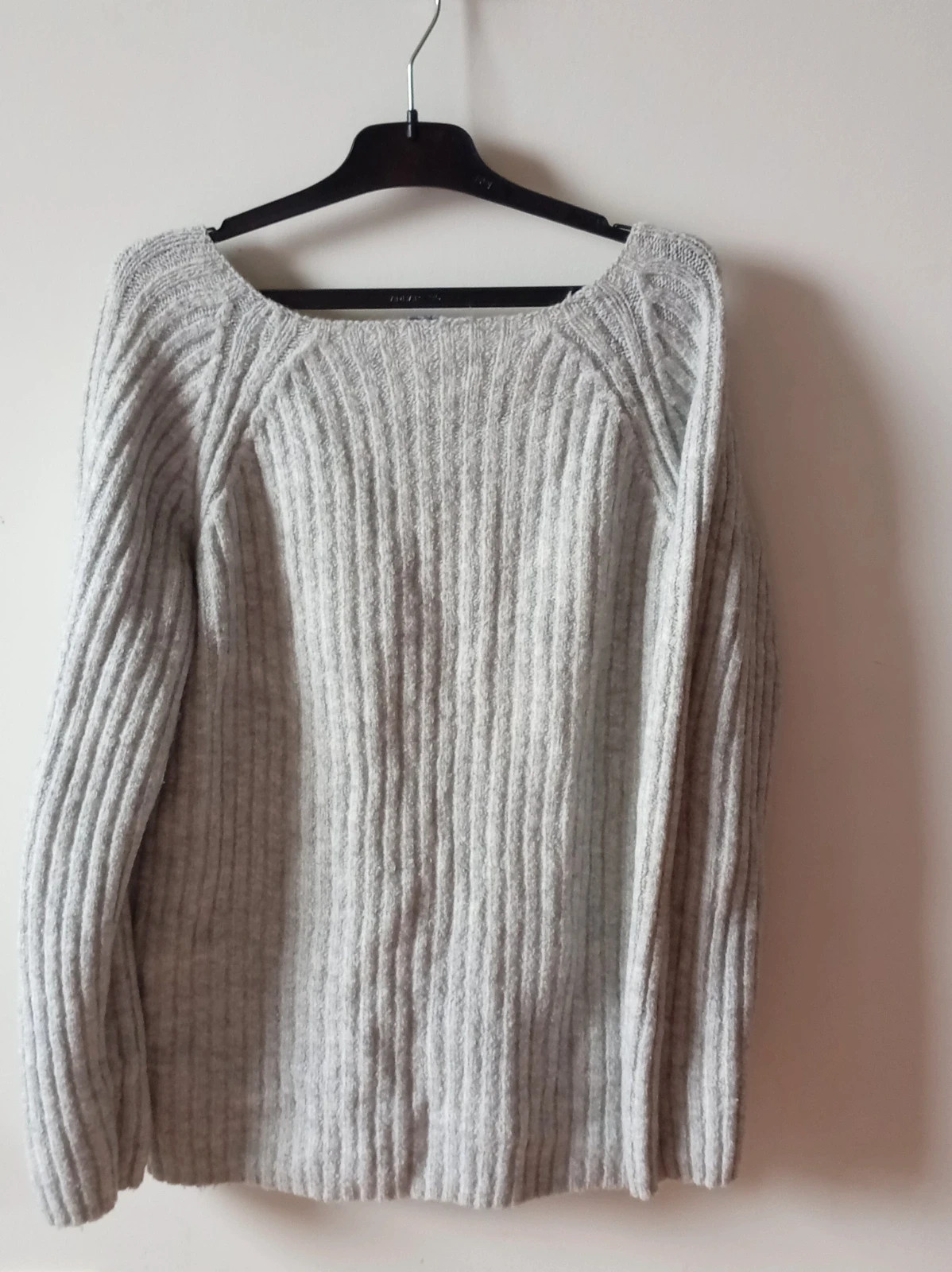 Jersey punto largo gris talla M/L largo – Kiabi – taille M / 38 / 10 2