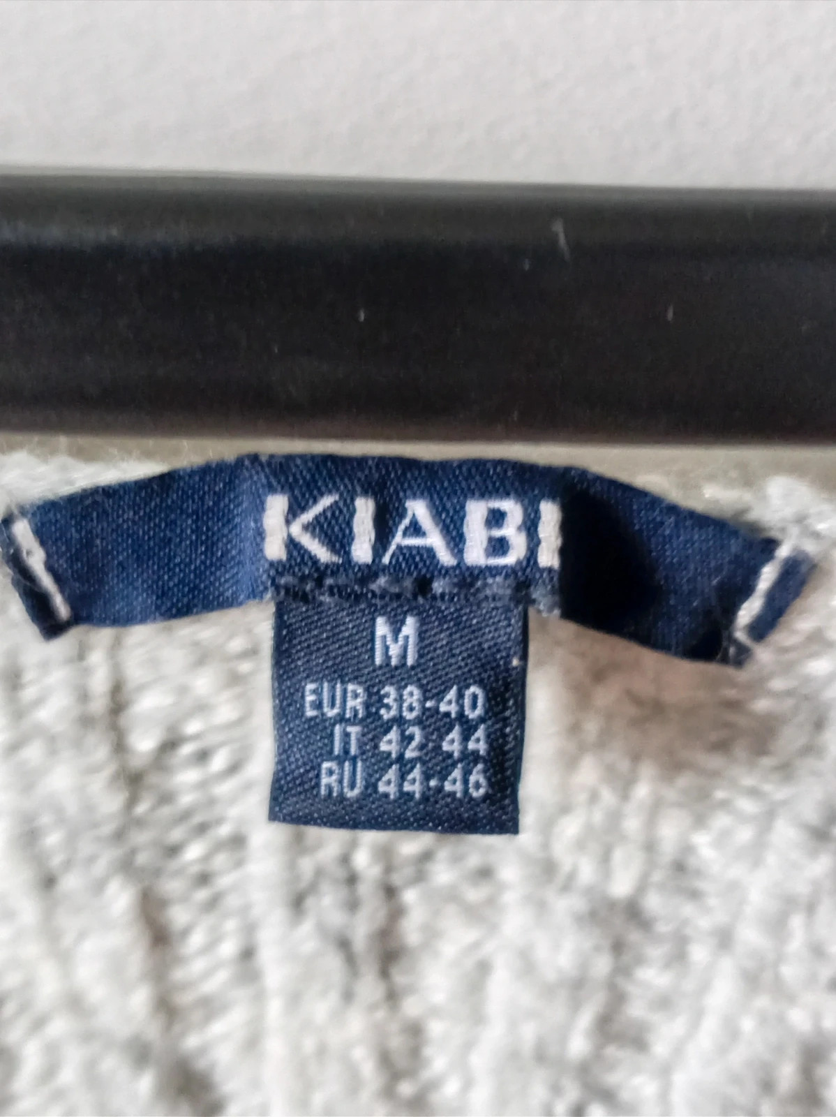 Jersey punto largo gris talla M/L largo – Kiabi – taille M / 38 / 10 3