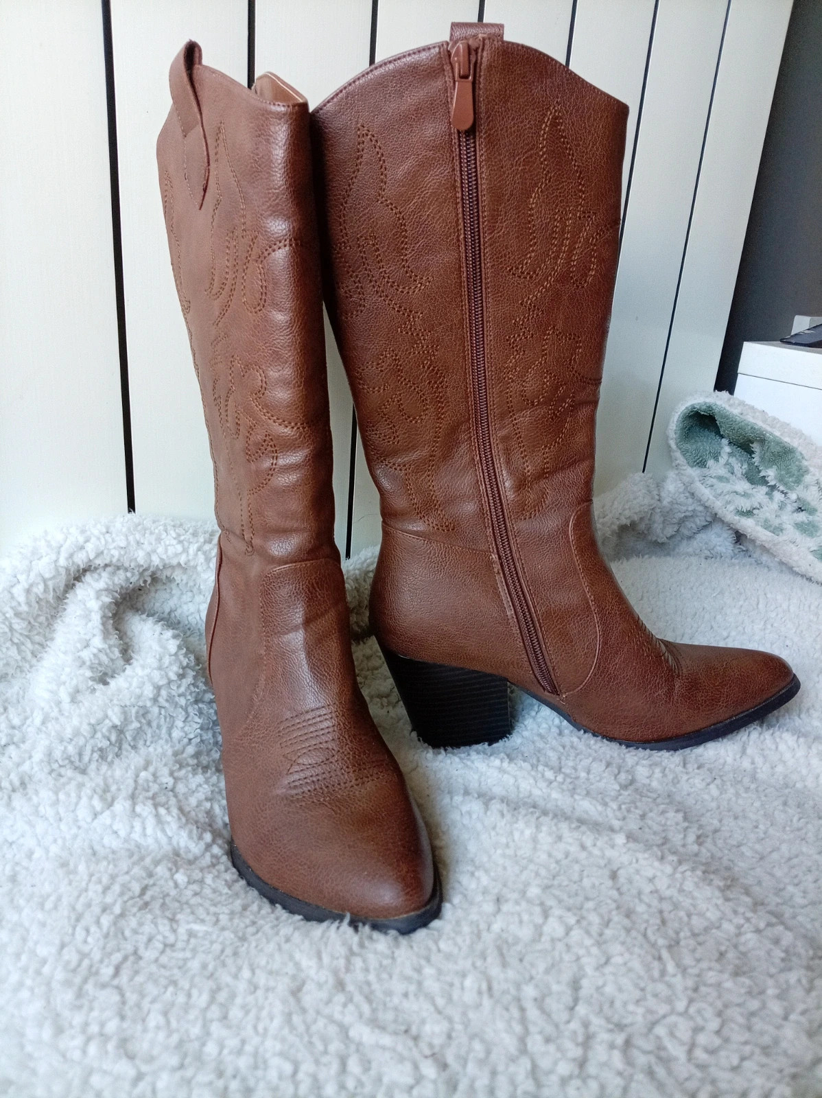 Bota campera marrón number 37 cawboy – taille 37