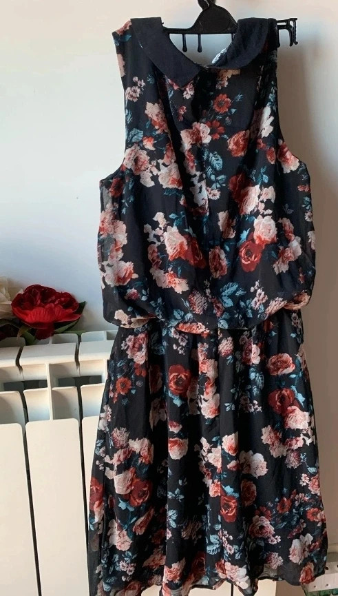 Vestido flores de gasa talla s pinkie – Pinkie – taille S / 36 / 8 2
