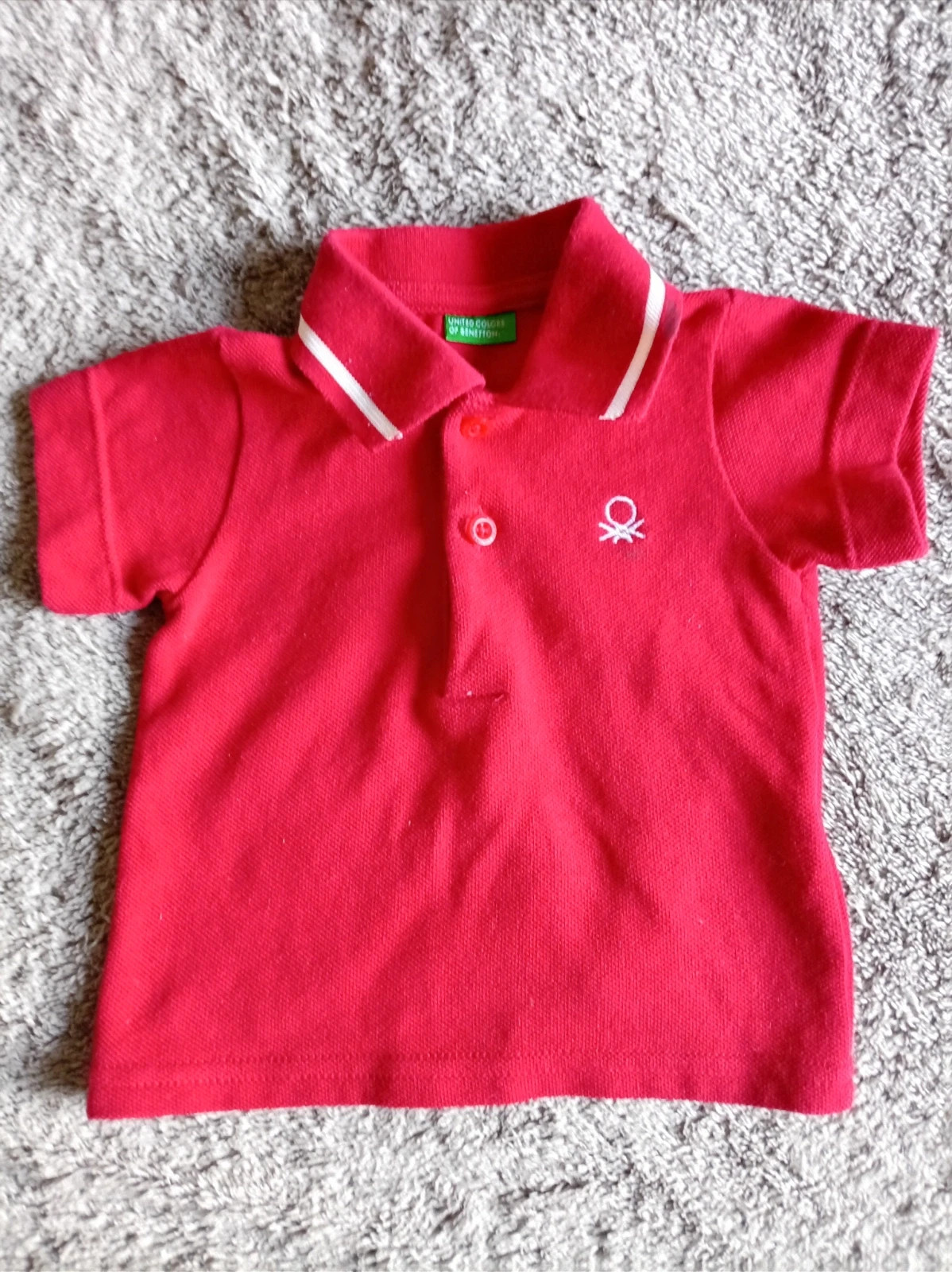 Lote 3 camisas Benetton 1/3 meses – United Colors of Benetton – taille 1-3 mois / 56 cm 2
