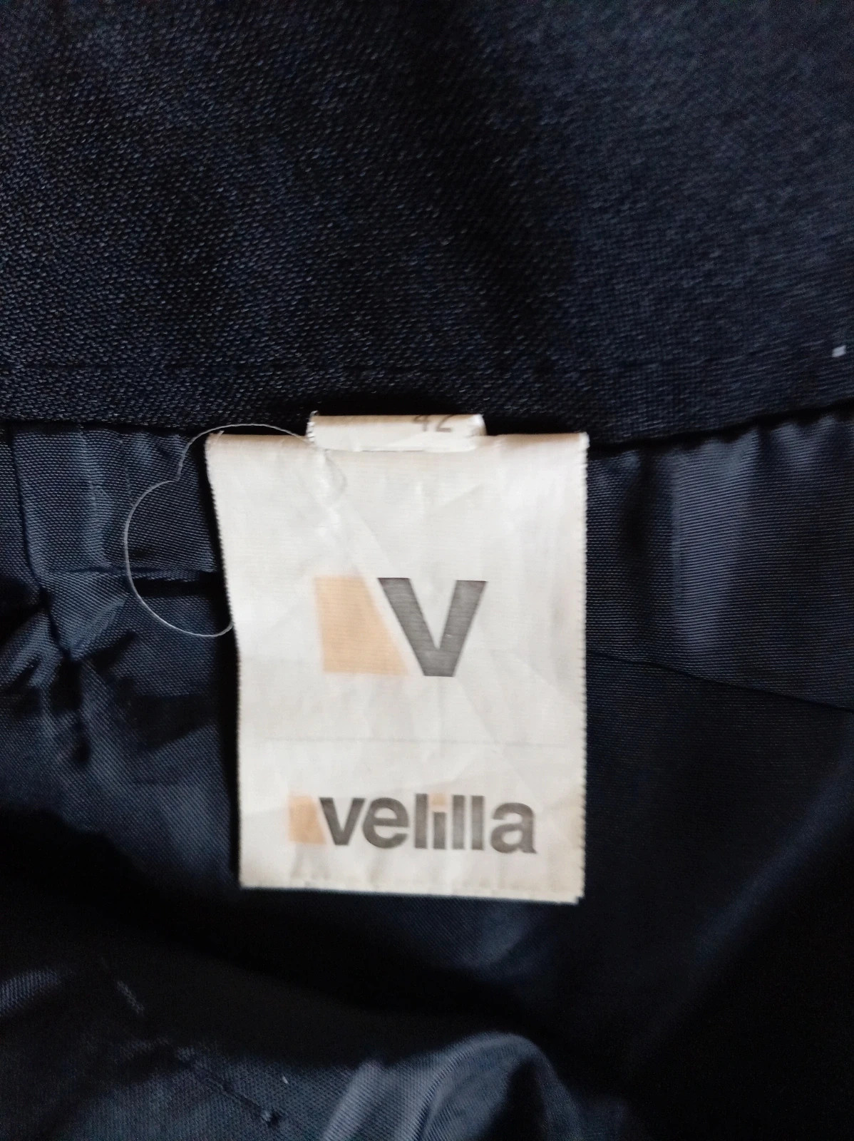 Falda negra talla 42 Velilla con bolsillos – Velilla – taille XL / 42 / 14 3