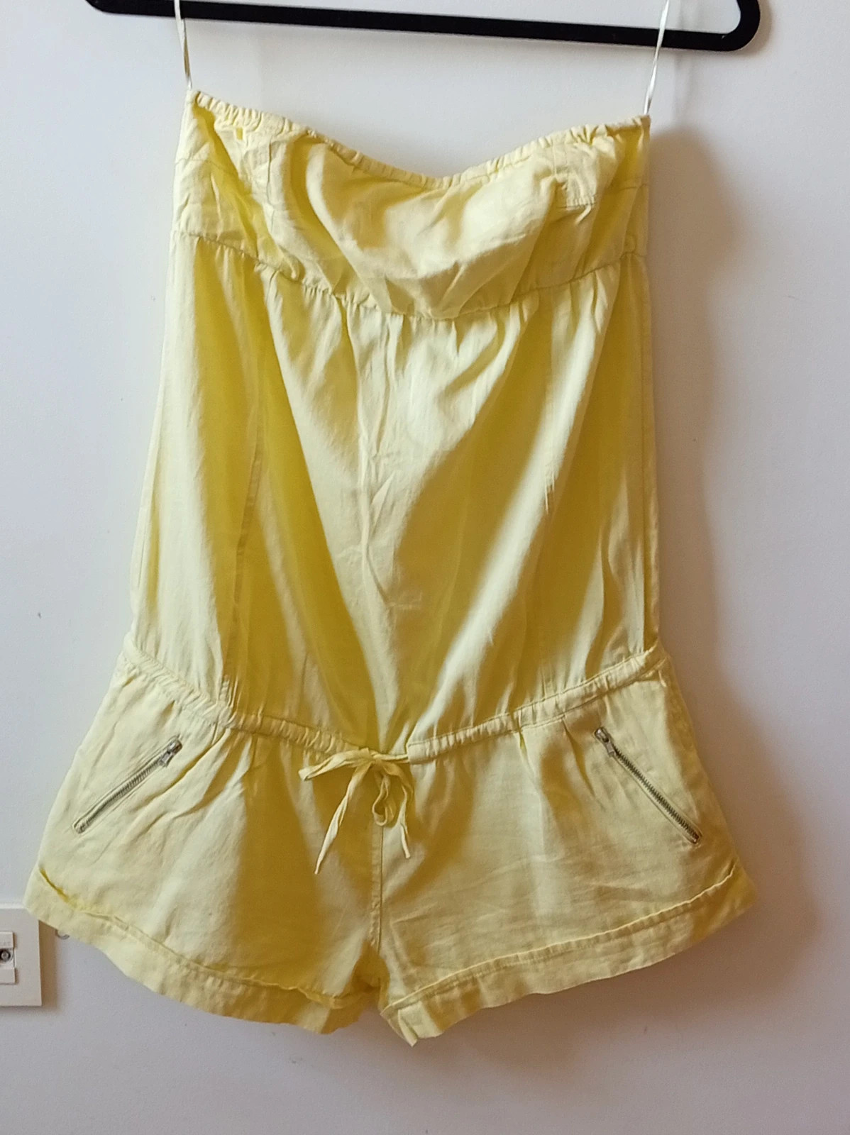 Mono Romper Bershka Summer Yellow Jumpsuit S / M – Bershka – taille M / 38 / 10 2