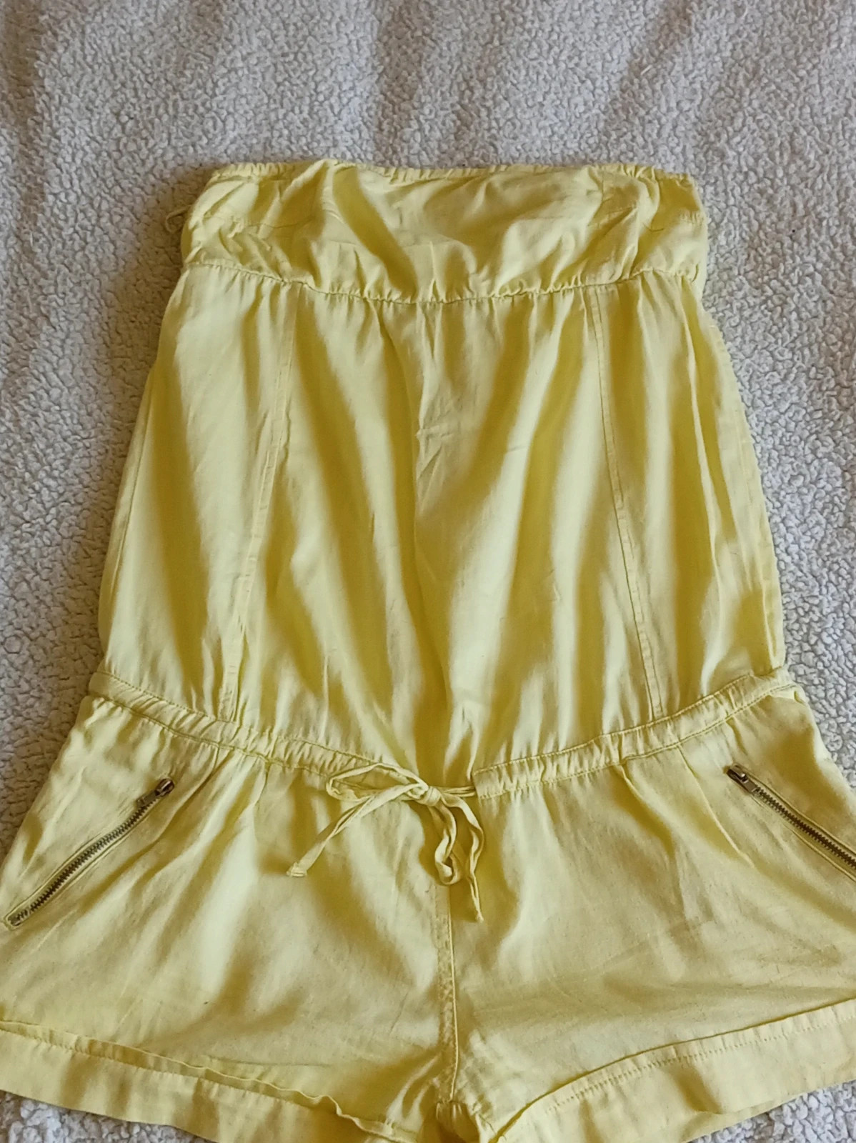 Mono Romper Bershka Summer Yellow Jumpsuit S / M – Bershka – taille M / 38 / 10 4