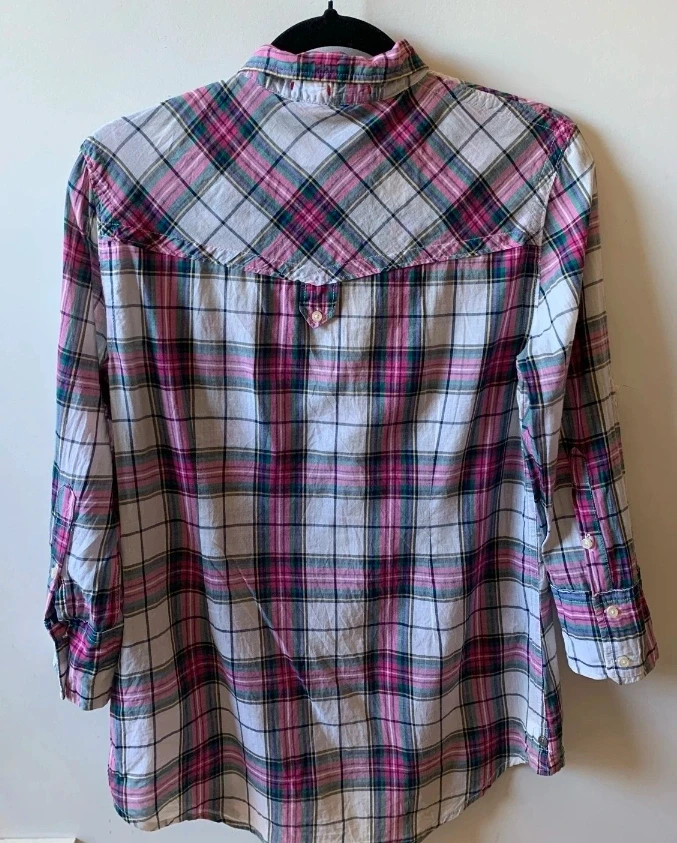 Camisa Cuadros Superdry Plaid Shirt • Chemise Bûcheron Rose M – Superdry – taille M / 38 / 10 4