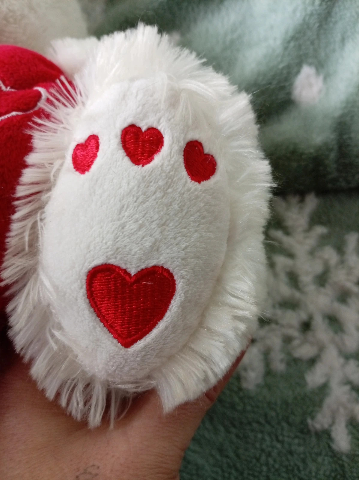 Peluche oso blanco con corazón – Peluche – taille Taille unique 4