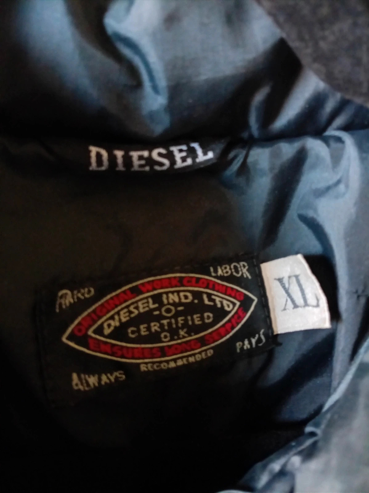 Plumífero DIESEL vintage negro XL – Diesel – taille XL 2