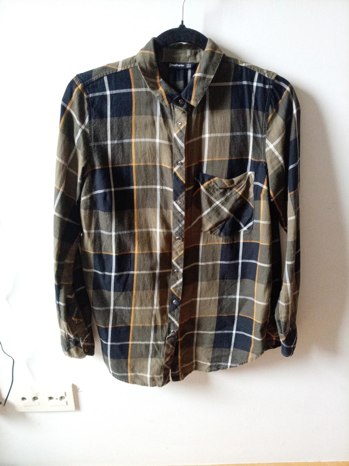 Camisa cuadros verdes TM – Stradivarius – taille M / 38 / 10 2