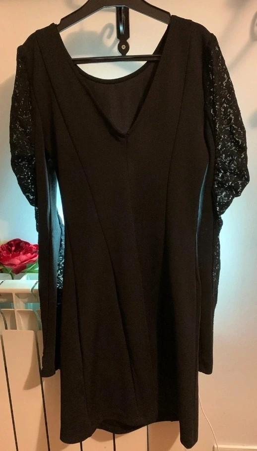 Vestido mangas encaje TS – Terranova – taille S / 36 / 8 2