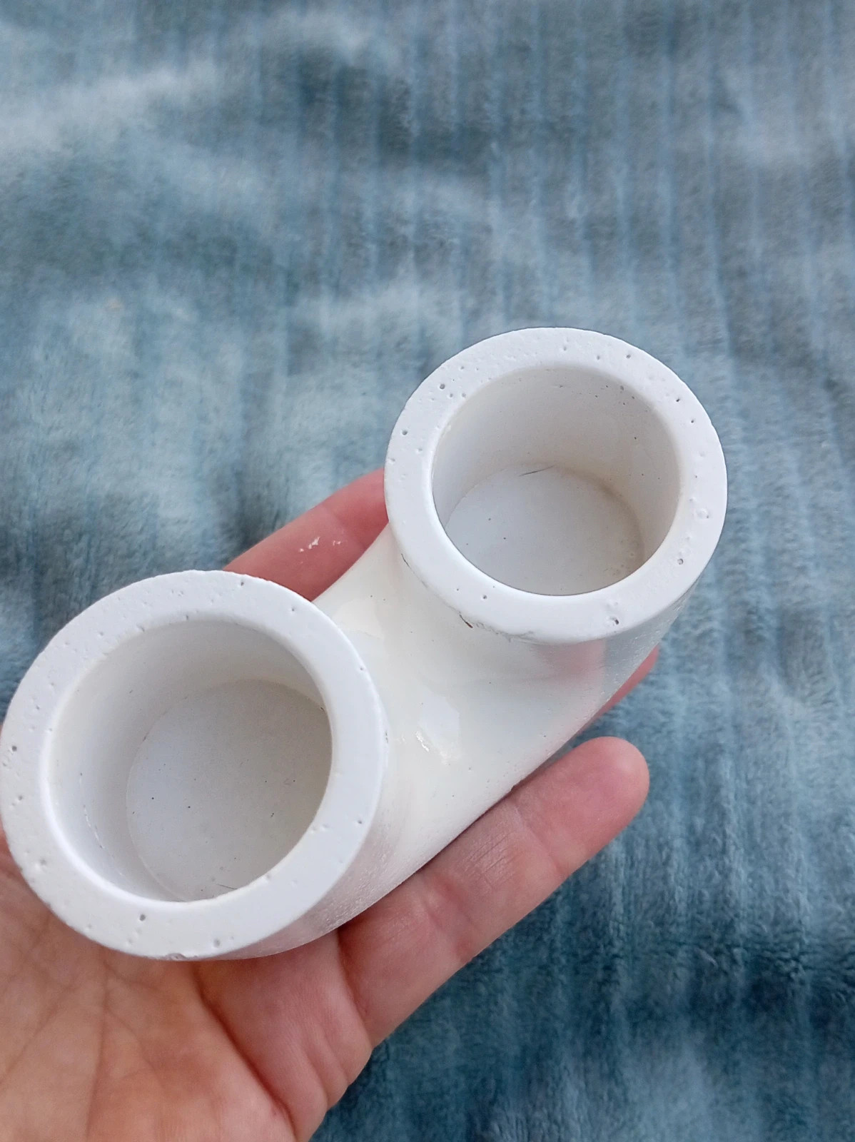Porta velas hecho a mano – Mano 3