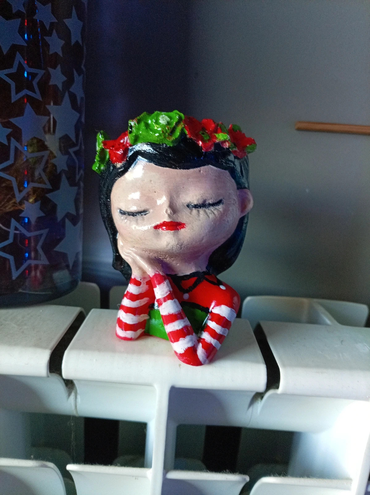 Porta velas o porta todo navideño soñadora – Mano 5