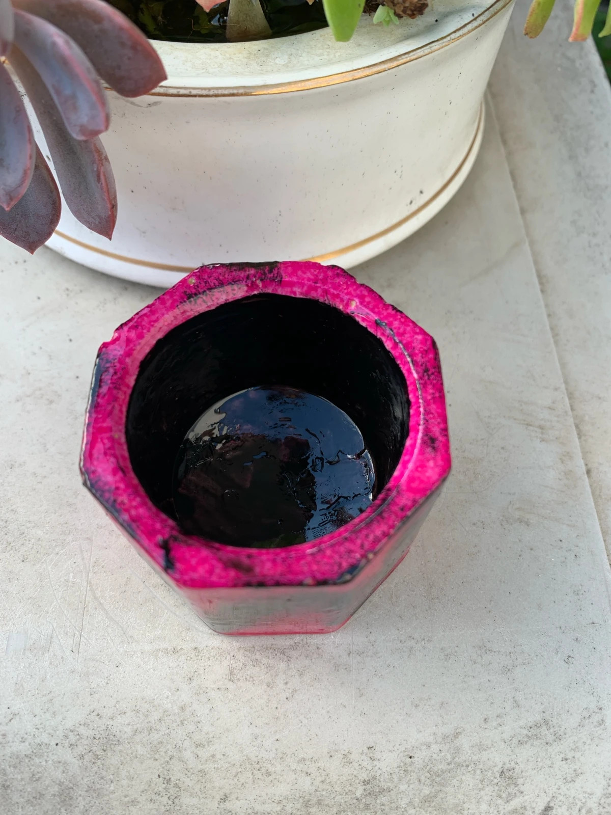Porta velas único hecho a mano – Mano 2