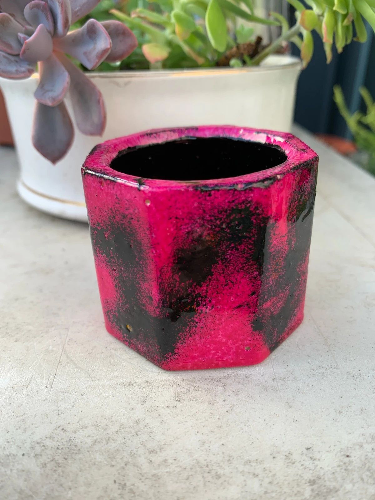 Porta velas único hecho a mano – Mano 3