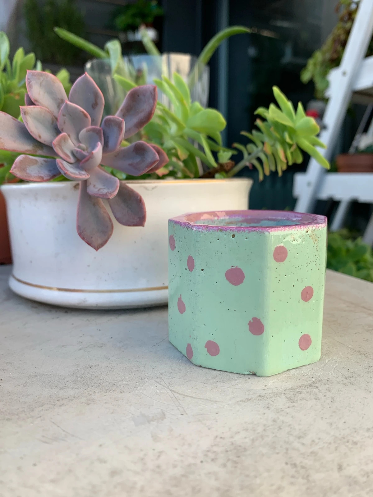 Porta velas hecho a mano – Mano 2