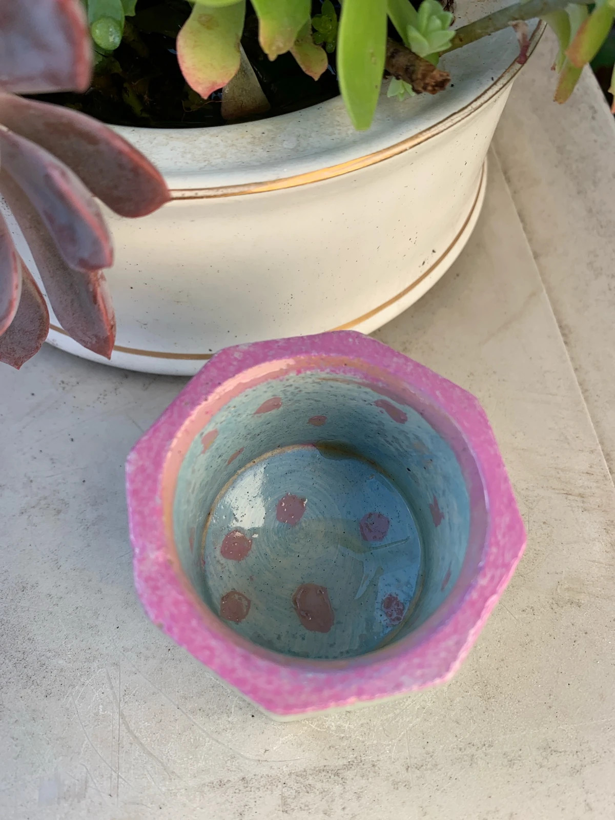 Porta velas hecho a mano – Mano 3