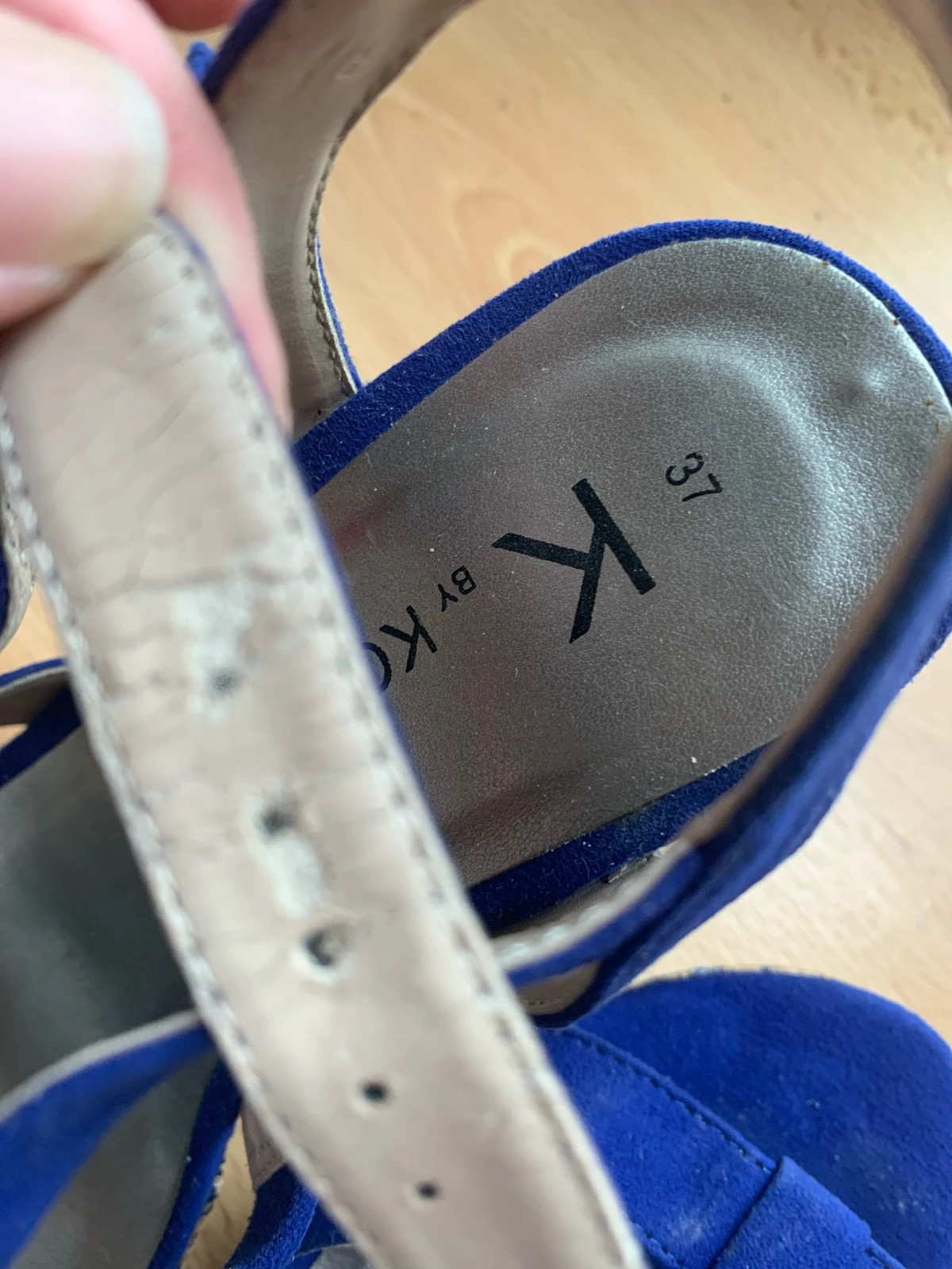 Cuña azul eléctrico N37 – KOOKAÏ – taille 37 4