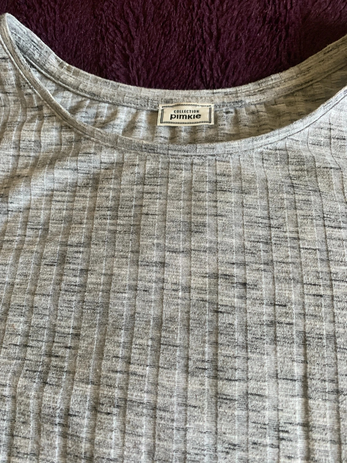 Camiseta larga canalé M – Pinkie – taille M / 38 / 10 2