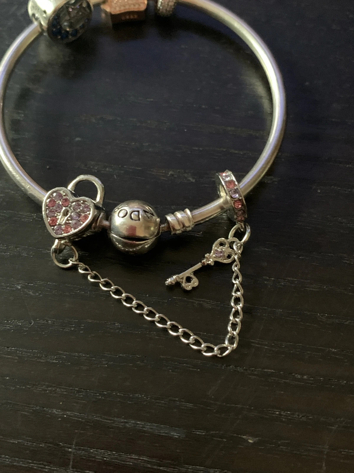Cadena seguridad para pulsera