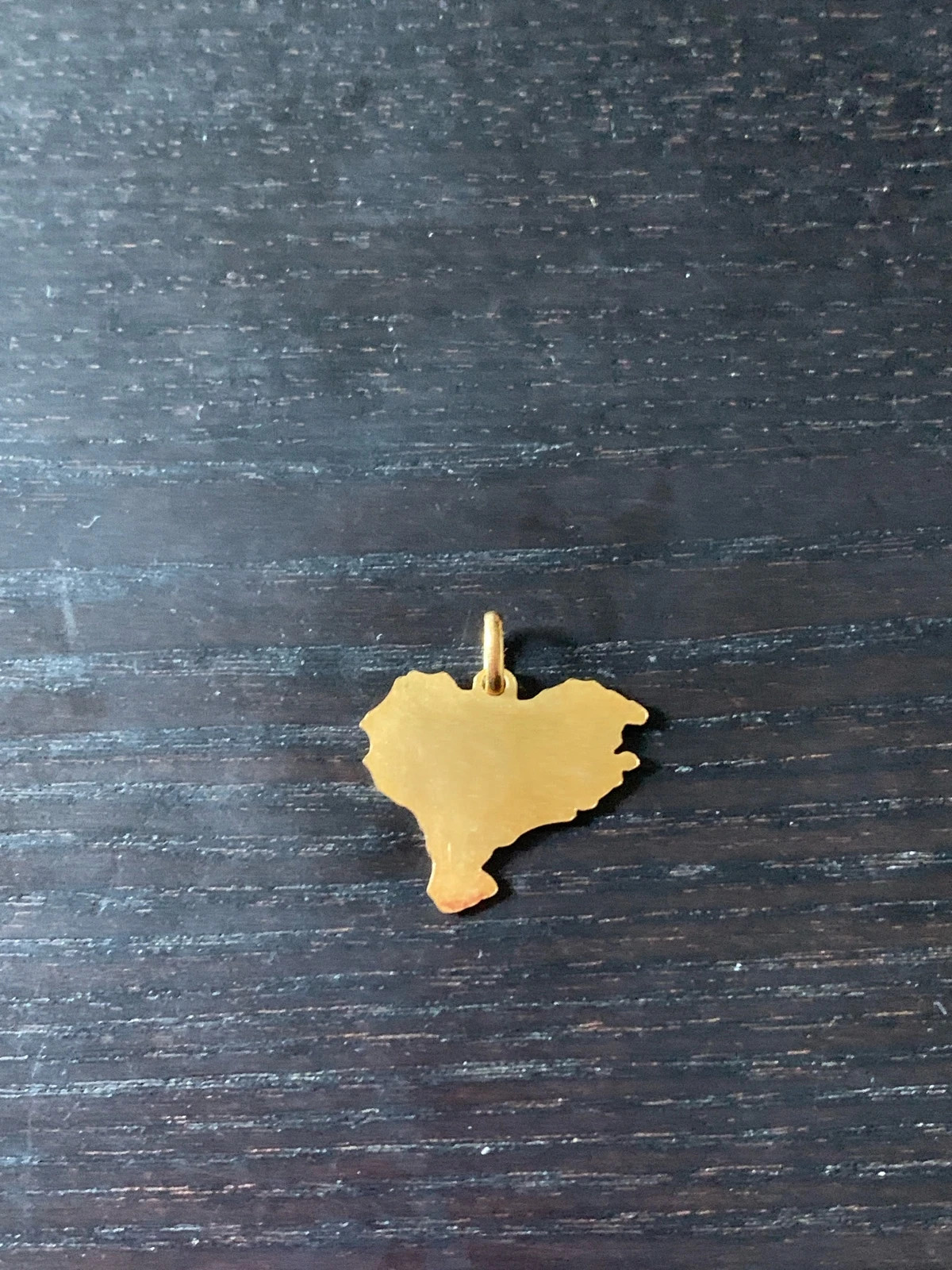 Colgante Mapa Euskadi bañado en oro 2