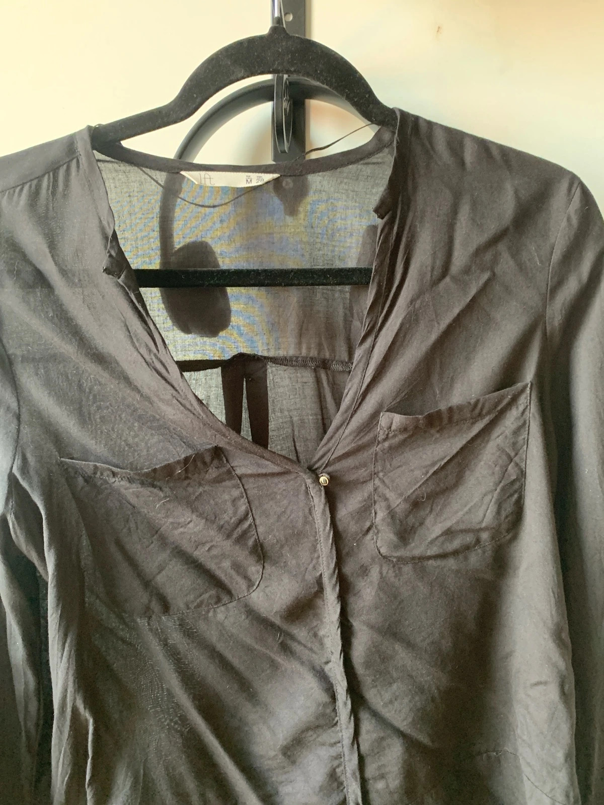 Camisa negra – lft – taille M / 38 / 10 3