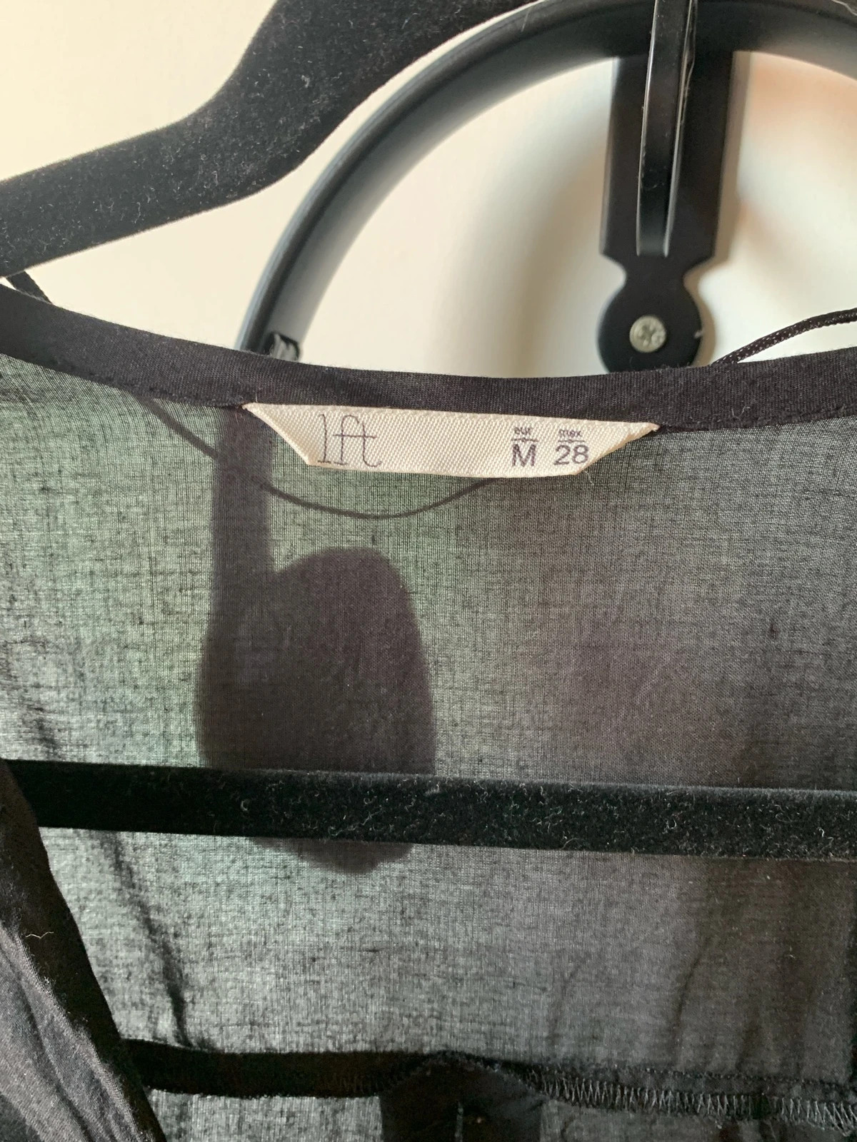Camisa negra – lft – taille M / 38 / 10 5