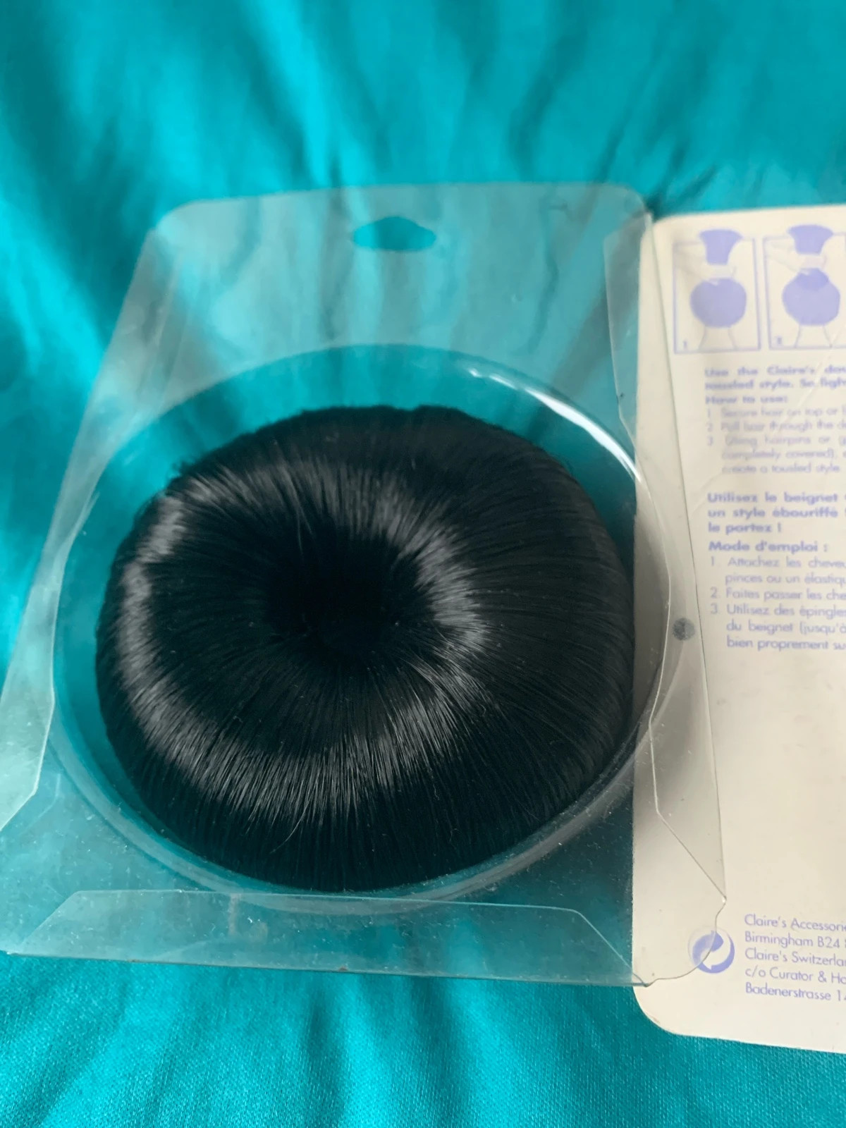 Para el cabello moño Doughnut moreno para moño – Claire's 2