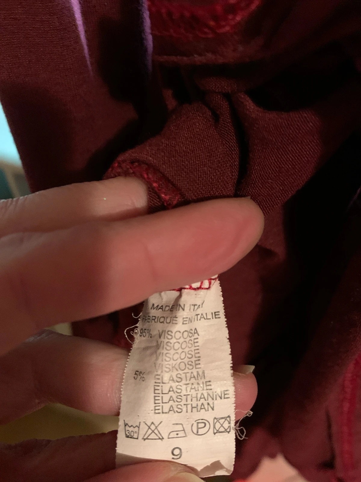 Vestido #burdeos – taille Taille unique 5