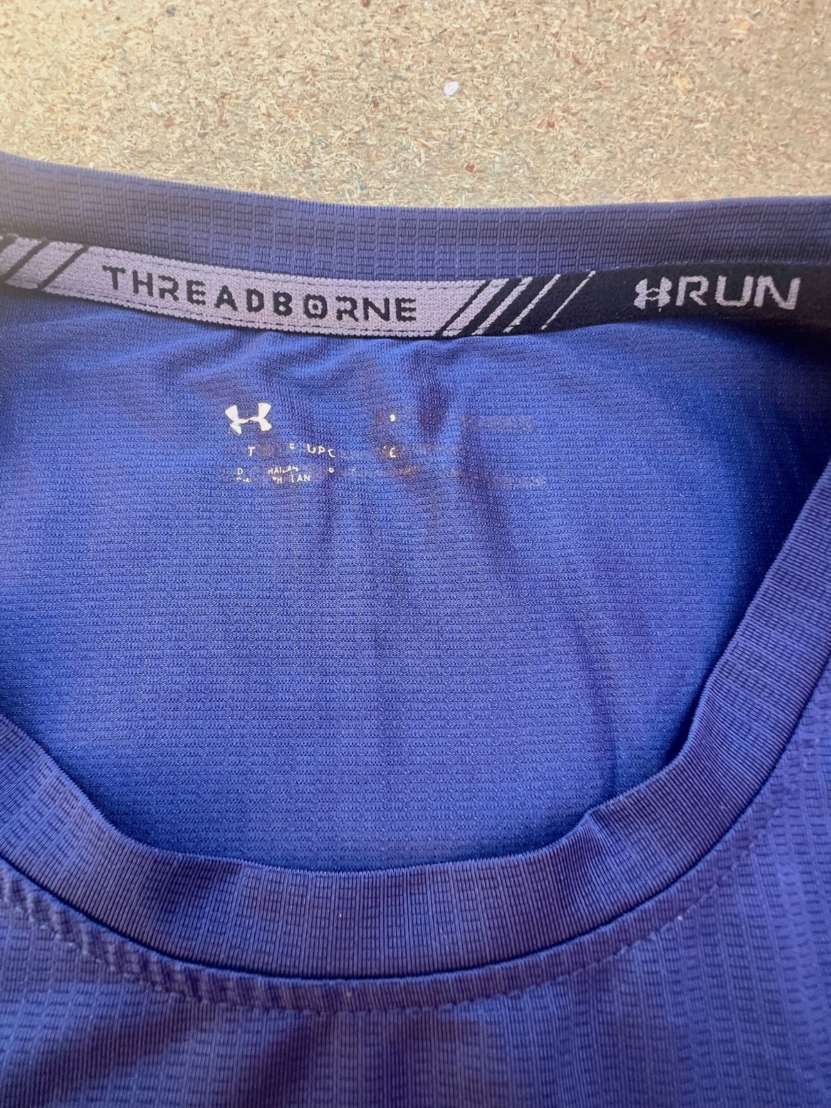 T-shirt Under Armour Threadborne bleu – Under Armour – taille L 6