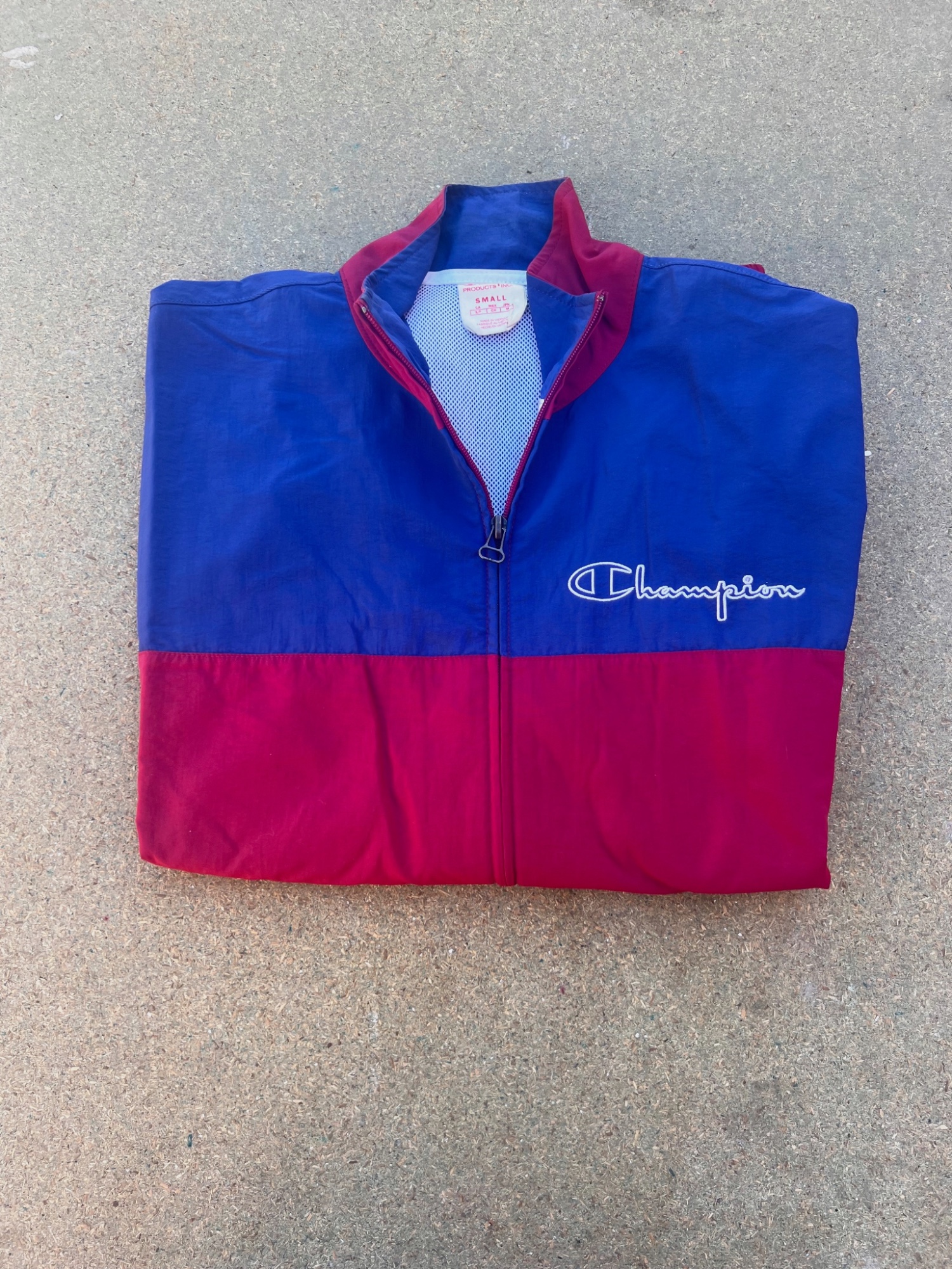 Veste de survêtement Champion bicolore vintage