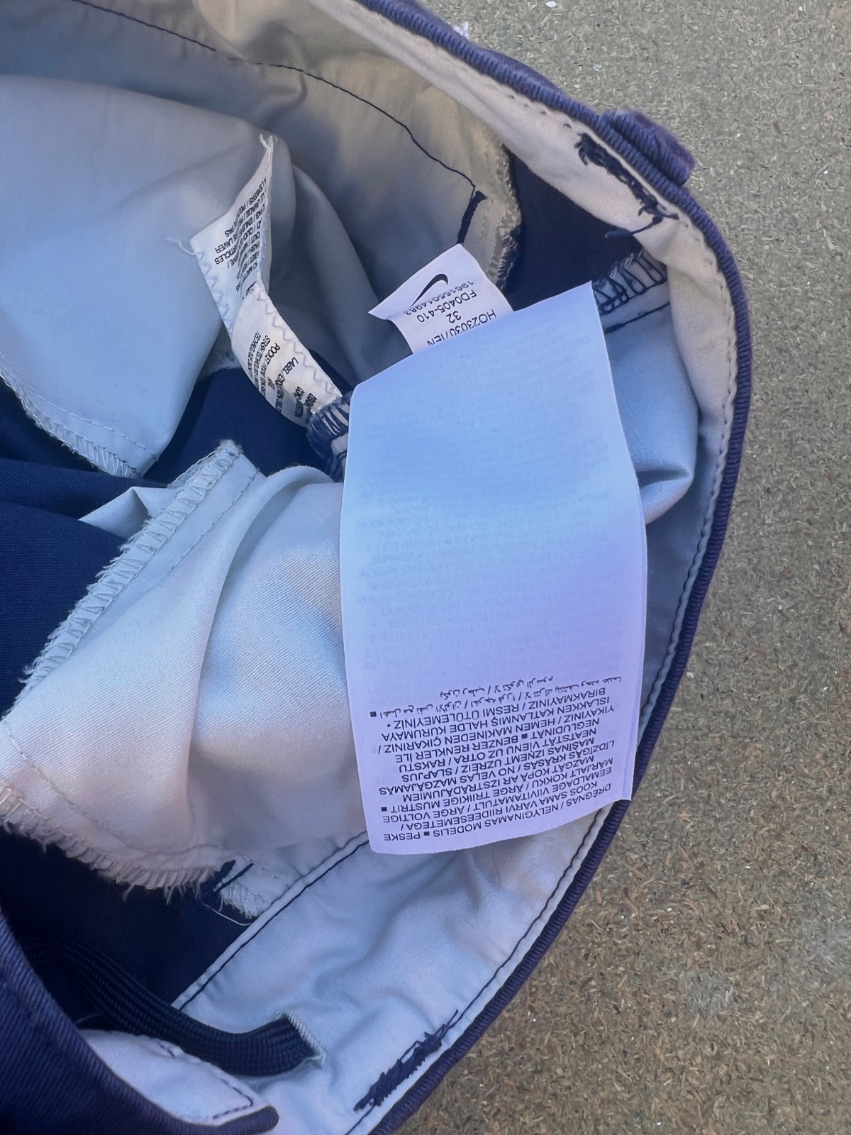 Pantalon chino Nike bleu taille M – Nike – taille M 6