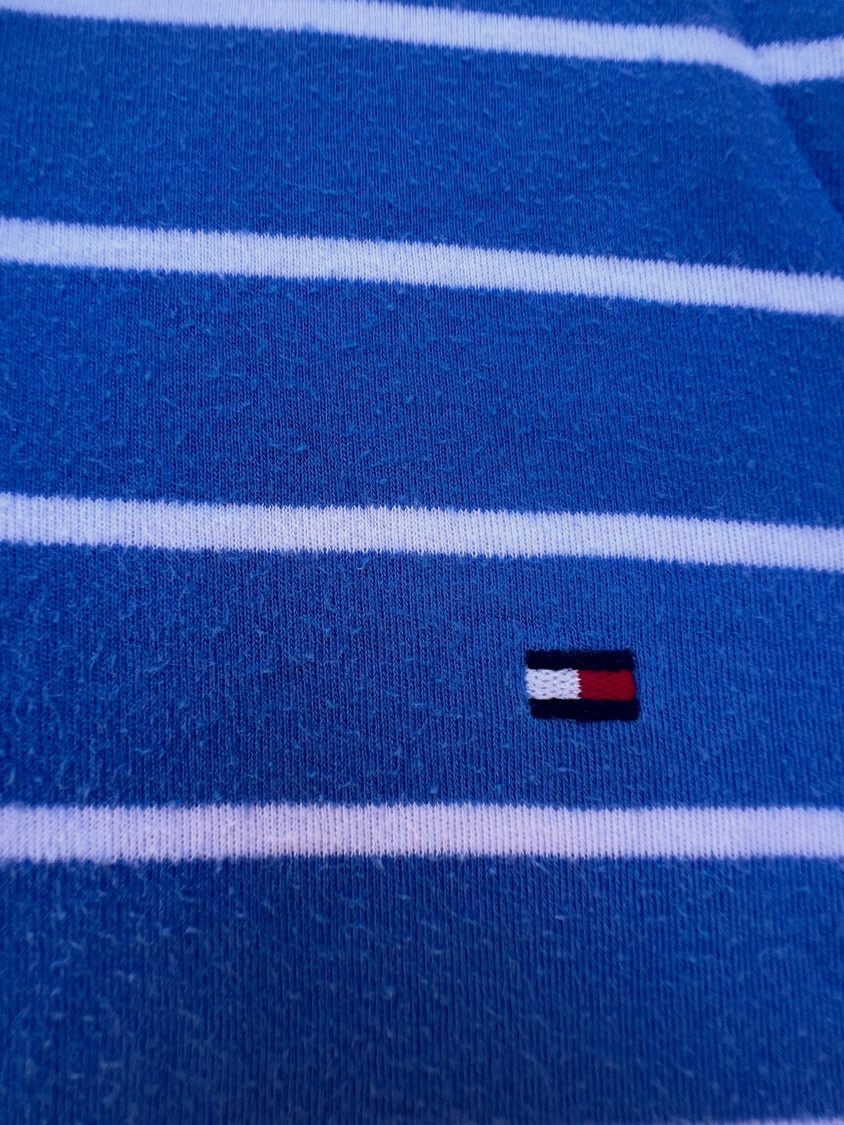 Polo rayé bleu Tommy Hilfiger taille L – Tommy Hilfiger – taille L 3