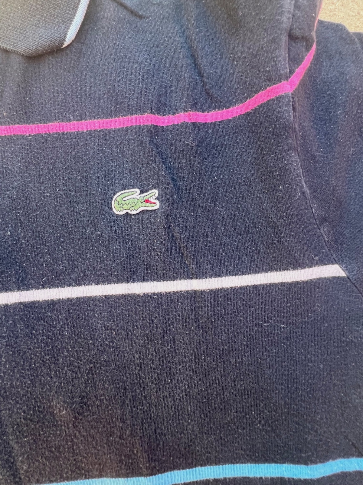 Polo Lacoste à rayures taille L – Lacoste – taille L 4