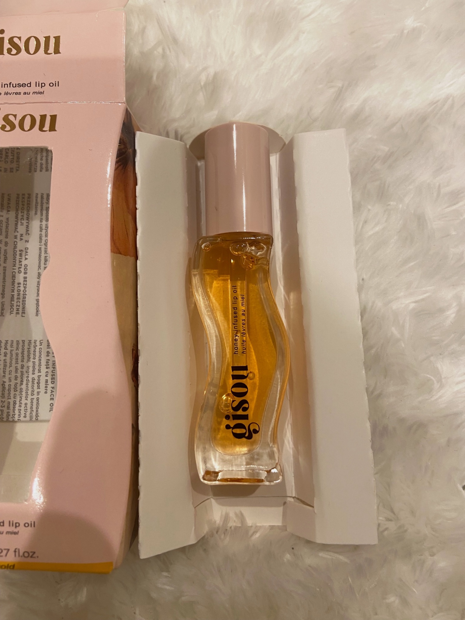 Huile à lèvres infusée au miel