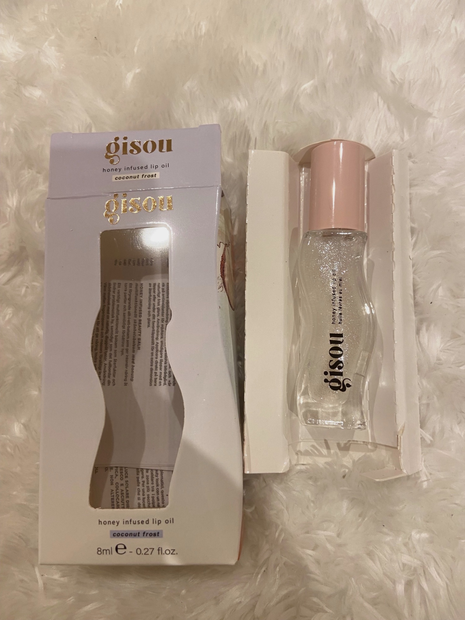 Huile à lèvres infusée au miel