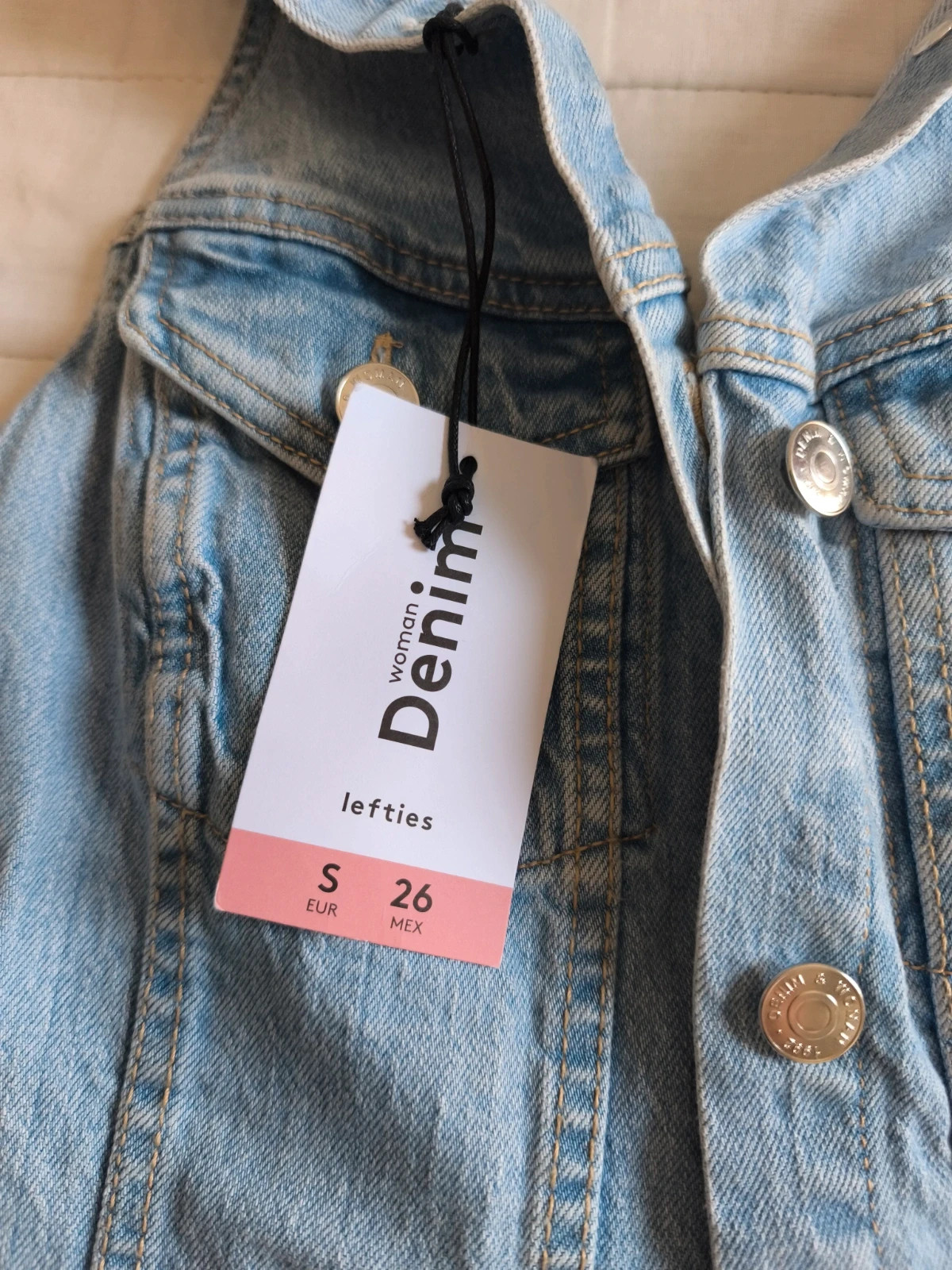 Vestido denim nuevo – Lefties – taille S / 36 / 8 2
