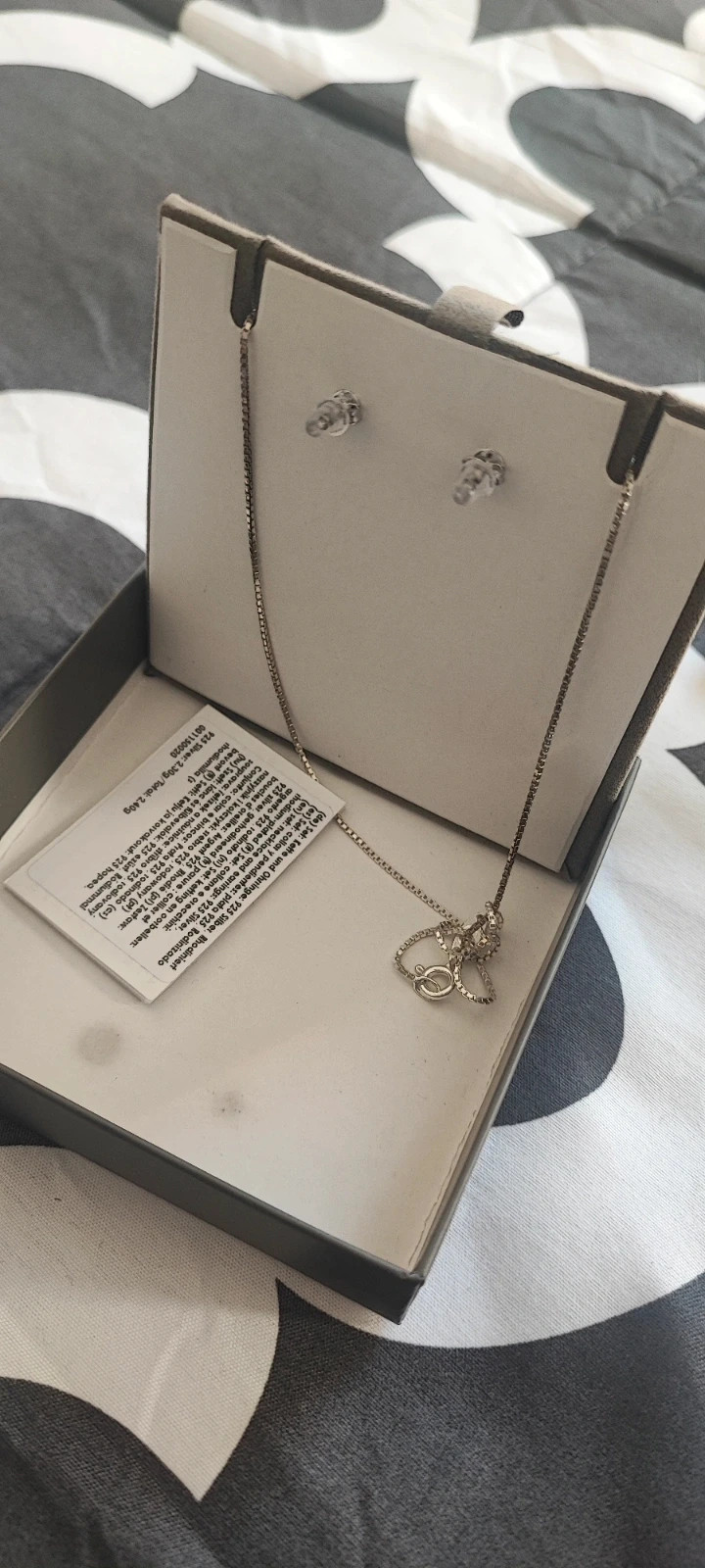 Collar de plata con brillos – Bijou Brigitte 2